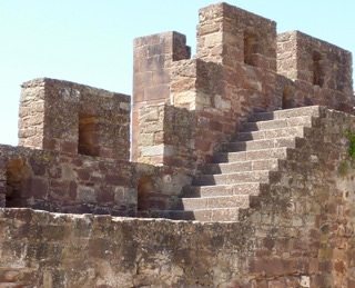 Silves Castle, detail Silves Castle, detail