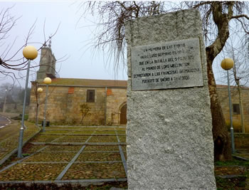 Church and memorial at Fuentes de Oñoro Church and memorial at Fuentes de Oñoro