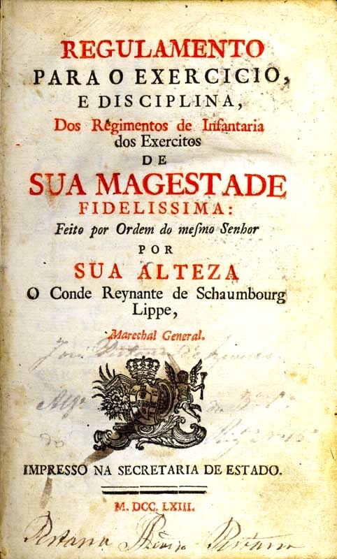 Regulamento of 1763 Regulamento of 1763